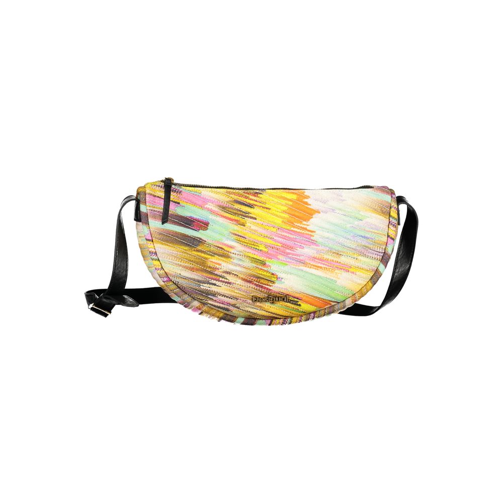 Desigual Gelbe Polyester-Handtasche